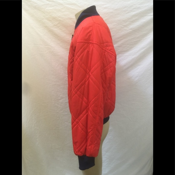 Nike Men’s Size M Reversible Red/Navy Blue Jacket - Picture 3 of 8